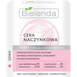 Bielenda Cera Naczynkowa Krem redukujący zaczerwienienia na dzień