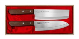 Satake Cutlery Satake Tomoko Zestaw Santoku + Nakiri,