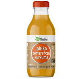 EkaMedica Jabłko pomarańcza kurkuma Sok, 300ml
