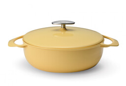 UNILLOY Garnek żeliwny Yellow 24 cm [US240YE]
