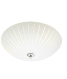 Markslojd Szklana lampa pokojowa Cut plafon okrągły biały