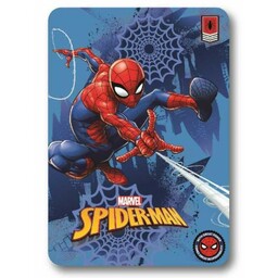 Setino Koc polarowy 100x140 Spiderman niebieski pled dziecięcy