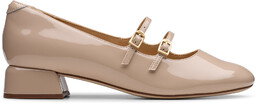 Półbuty Clarks 26181313 Beżowy