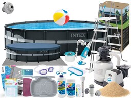 Basen Intex 549x132 Ogrodowy Stelażowy 26330 22w1