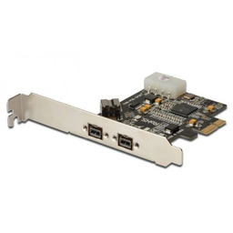 Digitus Karta/Kontroler Firewire (800) PCI Exp., 2xZew. 1xWew.