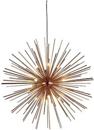 Wisząca lampa dekoracyjna Sirius AZ2118+AZ2120 Azzardo gwiazda miedziana