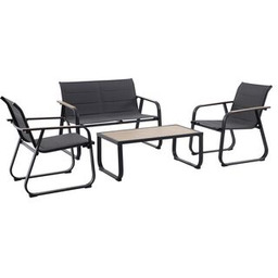 Zestaw ogrodowy Mesa sofa 2 fotele i stół