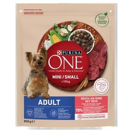 PURINA ONE Mini Adult Wołowina, ryż - sucha