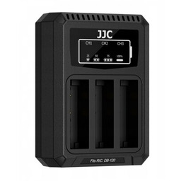 Ładowarka trójkanałowa JJC DCH-DB120TC do Ricoh DB-120