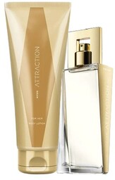 Avon Attraction Zestaw Damski [Perfumy 50ml + Balsam