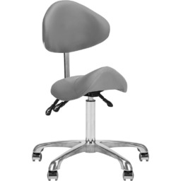 Taboret kosmetyczny 1004 Giovanni szary