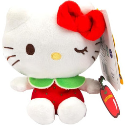 Hello Kitty Macedonia Scented Plush, 12 cm Red
