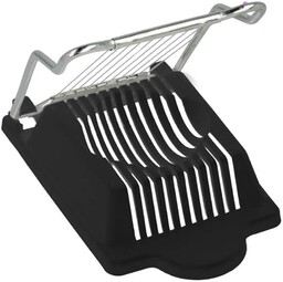 Metaltex 204500014 krajalnica do jajek, czarna