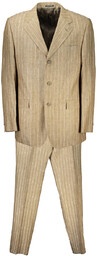 VERRI MILANO KLASYCZNY BEŻOWY GARNITUR MĘSKI