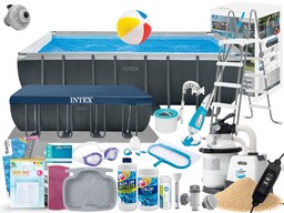 Basen Intex 549x274x132 Ogrodowy Stelażowy 26356GN 23w1 +