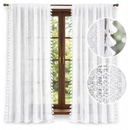 Firana Boho Rustykalna Vintage 150x250 klasyczna gotowa