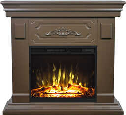 Aflamo Rivia Orzech 2D-kominek elektryczny LED