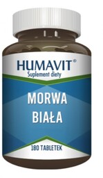 HUMAVIT MORWA BIAŁA 180 tabletek