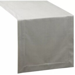 EUROFIRANY Bieżnik Melinda 40 x 140 cm Srebrny