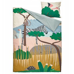 Komplet pościeli Ikea 150 x 200 cm wielokolorowy