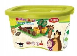 Klocki Masza i Niedźwiedź PlayBIG Bloxx Masza Ogród