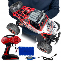 Samochód Rc monster truck 39cm zdalnie sterowany terenowy