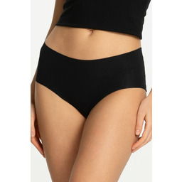 Bawełniane majtki bezszwowe Cotton mood MAXI czarne