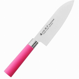 Satake Cutlery Satake Macaron Pink nóż Santoku 17