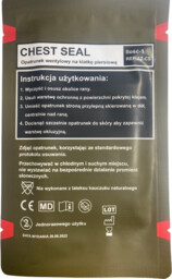 Boxmet Medical Opatrunek wentylowy na rany penetracyjne klatki
