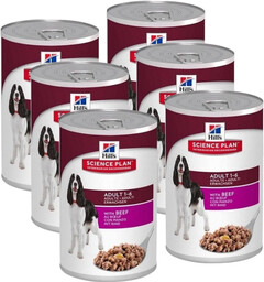 HILL''S SP Science Plan Canine Adult wołowina 6x370g