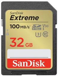 SANDISK EXTREME SDHC 32GB 100MB/s CL10 UHS-I