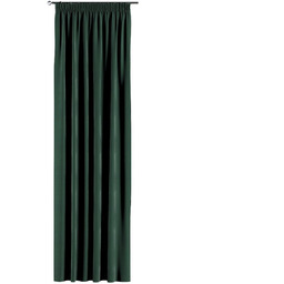 Zasłona na taśmie marszczącej 1 szt., ciemny zielony,
