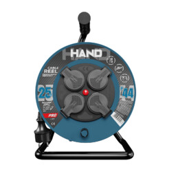 Przedłużacz bębnowy HAND PRO 25m 4x Gniazda 230V