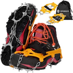 Raczki na buty turystyczne stalowe antypoślizgowe nakładki rozmiar