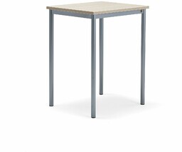 Biurko BORÅS PLUS, 700x600x900 mm, popielaty laminat, szary