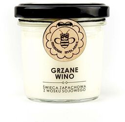 Miodowa Mydlarnia świeca z wosku sojowego grzane wino