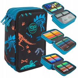 Piórnik Coolpack Jumper Fossil Dinozaury Potrójny