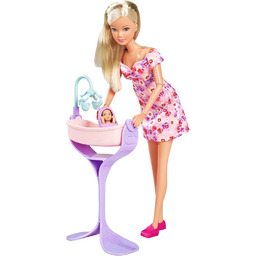 Simba 105733680 Steffi Love Hello Baby, innowacyjna lalka