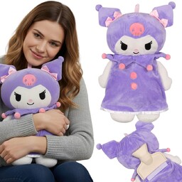 Hello Kitty KUROMI Gumowy termofor z MIĘKKĄ poszewką,