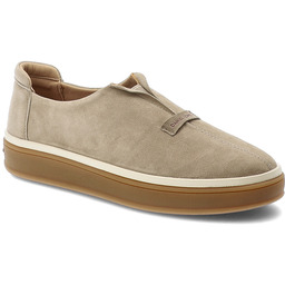 Daniel Lopez Mokasyny damskie, zamszowa cholewka wsuwany fason