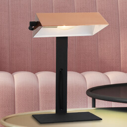 Candellux Stojąca lampka BANKIER 41-78346 metalowa stołowa gabinetowa