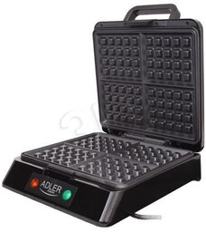Adler Gofrownica AD 3036 (1500W; kolor srebrny)