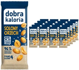 Baton owocowy solony orzech Dobra Kaloria 20szt