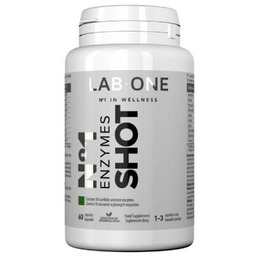 LAB ONE Enzymes SHOT, 60 kaps.