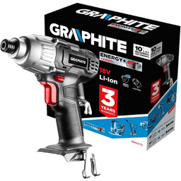 Zakrętarka udarowa akumulatorowa Energy+ 18V 180Nm Li-lon Graphite