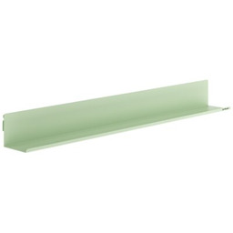 Półka wisząca metalowa pastelowy zielony, 1200 mm: JOANNE