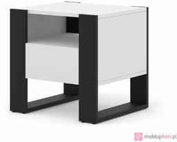 KUPON 11% w sklepie! Szafka nocna LOFTINO Biały