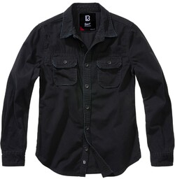 Koszula damska Brandit Vintageshirt Long Sleeve - Black