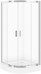 CERSANIT S601-114 ARTECO KABINA PÓŁOKRĄGŁA 90X190 SZKŁO TRANSP.