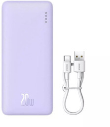 Powerbank Baseus Airpow 20000mAh 20W Fioletowy